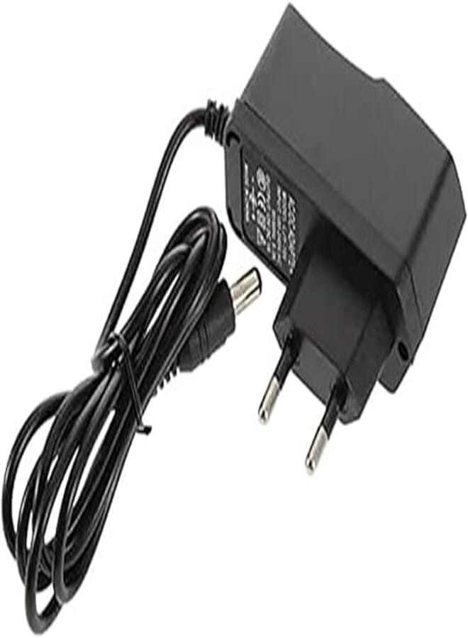 Power Adapter, Output 9V 2A AC/DC (Black)